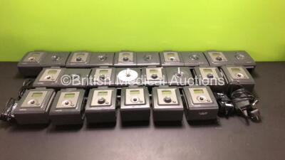 Job Lot of 16 x Philips Respironics REMstar Pro C-Flex+ System One CPAP's, 8 x Philips Respironics Humidifiers and 16 x Power Supplies *P2134398829D9F - P2092289718CE - P132374314FA3 - P167222771A1B - P1739907495B8 - P14244311221F*