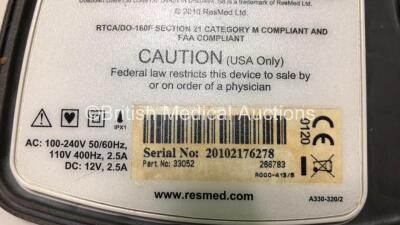 Job Lot Including 5 x ResMed S8 Escape Including 3 x Escape II with 2 x Humidifiers, 1 x Respironics REMstar Pro M Series CPAP Unit with Power Supply, 2 x Philips Respironics Philips InnoSpire Deluxe Nebulisers and 1 x Respironics Inspiration Elite Compre - 5