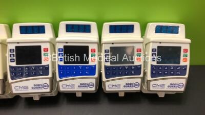 10 x CME Bodyguard 323 Infusion Pumps and 10 x Charger-Docking Stations (All Power Up) - 3