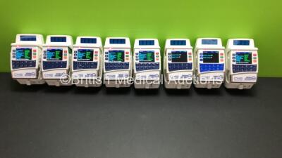 8 x CME Bodyguard 323 Infusion Pumps and 10 x Charger-Docking Stations (All Power Up)