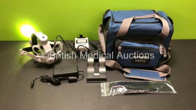 Sunoptics SSL-9000 Surgical Headlight with Battery, Charger and Accessories in Carry Case (Powers Up)