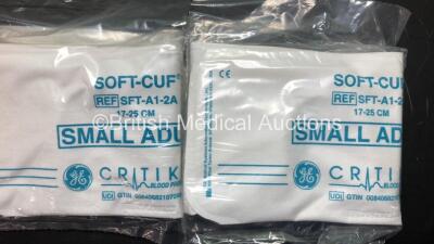 Job Lot of Approx. 180 x GE Critikon Soft-Cuf Blood Pressure Cuffs *Mfd 2020* (Small Adult) - 3