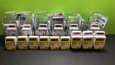 9 x CME Bodyguard 545 Epidural Infusion Pumps with 9 x Docking Stations and 6 x Cases (All Power Up)