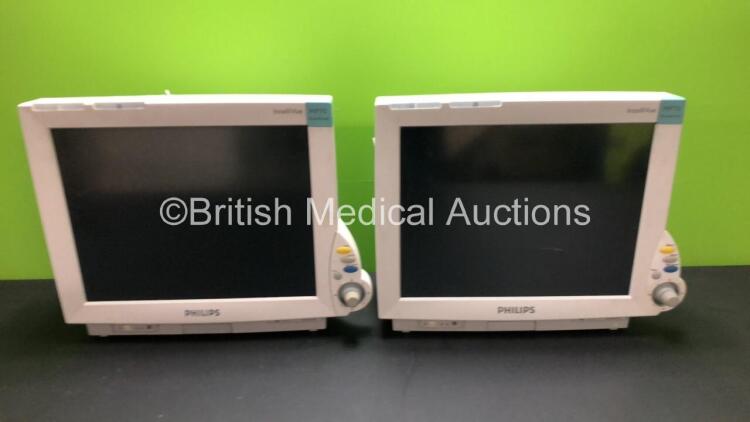 2 x Philips IntelliVue MP70 Anesthesia Patient Monitors (Both No Power and 1 x Scratch to Screen - See Photos) *Mfd 2003 - 2004*