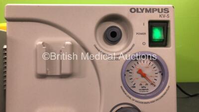 1 x Olympus UES-30 Electrosurgical Unit (Powers Up) with Footswitch and 1 x Olympus KV-5 Suction Unit (Powers Up) - 4