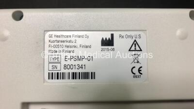 2 x GE E-PSMP-01 Modules Including NIBP, P1-P2, T1-T2, SpO2, ECG Options *Mfd 2015 - 2014* - 3