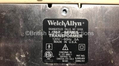 Mixed Lot Including 3 x Welch Allyn 767 Wall Transformers and 13 x Esterline Medigenic Keyboards - 3