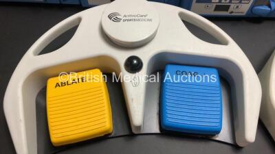 Mixed Lot Including 3 x ArthroCare Sports Medicine Footswitches and 6 x CareFusion Alaris SE Pumps and 1 x Alaris Signature Edition Gold Pump - 2