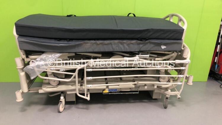 2 x Hill-Rom Electric Hospital Beds with Controllers and Mattresses