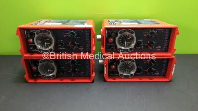 4 x Smiths paraPAC 200D Ventilators