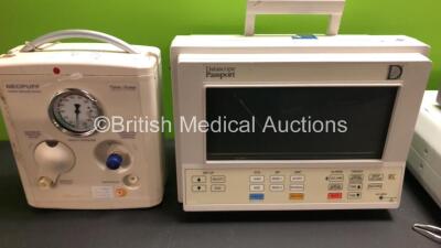 Mixed Lot Including 1 x Fisher & Paykel RD900AEU Neopuff Infant Resuscitator Unit, 1 x Datascope Passport Monitor (No Power Supply) 1 x Nellcor N560 Oximeter (Powers Up) 1 x Ohmeda Biox III Pulse Oximeter (Powers Up) and 1 x Cardisuny 501A Electrocardiogr - 2