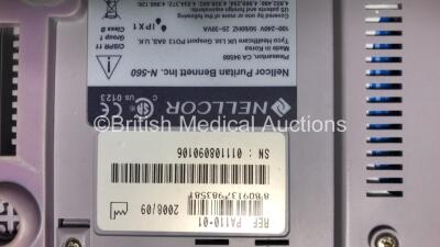 Mixed Lot Including 1 x Fisher & Paykel RD900AEU Neopuff Infant Resuscitator Unit, 1 x Datascope Passport Monitor (No Power Supply) 1 x Nellcor N560 Oximeter (Powers Up) 1 x Ohmeda Biox III Pulse Oximeter (Powers Up) and 1 x Cardisuny 501A Electrocardiogr - 5