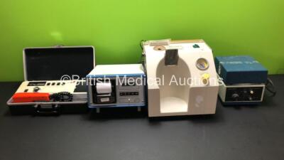 Mixed Lot Including 1 x Horwell Neurothesiometer (Untested Due to Missing Battery-See Photo) 1 x PTW 5737 Diamentor M2 Unit (Powers Up with Missing Cover-See Photo) 1 x Scotlab Micro Centaur and 1 x Eschmann VP25 Suction Unit