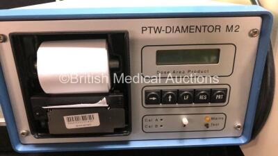 Mixed Lot Including 1 x Horwell Neurothesiometer (Untested Due to Missing Battery-See Photo) 1 x PTW 5737 Diamentor M2 Unit (Powers Up with Missing Cover-See Photo) 1 x Scotlab Micro Centaur and 1 x Eschmann VP25 Suction Unit - 4