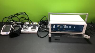 Mixed Lot Including 1 x Oscar OE3000 Ultrasonic Arthroplasty System (Powers Up) 2 x Stryker Automatic High Vacuum Foot Pumps and 2 x Omron BP Monitors