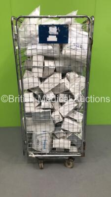 Large Cage of DRH Disposable Surgical Masks and Vitalograph Nose Clips (Cage Not Included)