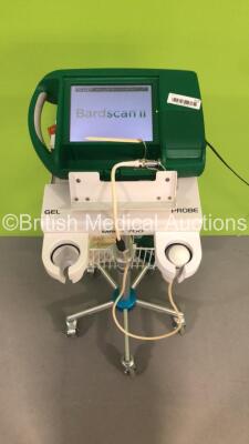 BardScan II Bladder Scanner with 1 x Probe,1 x Battery Pack and Power Supply on Stand (Powers Up-Missing Plastic Facia-See Photos) * Asset No FS0155353 * - 2