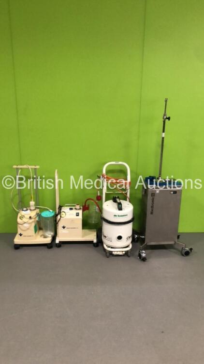 Mixed Lot Including 2 x Therapy Equipment Suction Units with 1 x Cup (Both Power Up),1 x DeSoutter Medical Clean Cut Saw System and 1 x Medtronic Autolog Autotransfusion System