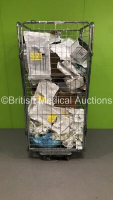 Cage of Mixed Consumables Including BD Venflon Pro Safety Needles, Lotus L Liver Resectors and Oxygen Masks (Cage Not Included - Out of Date)