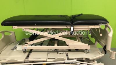 1 x HIll-Rom Electric Hospital Bed with Controller and 1 x Bristol Maid Electric Patient Examination Couch with Controller - Damage to Cushion - 3