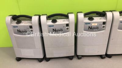 5 x Nidek Medical Nuvo Lite 3 Oxygen Concentrators Mark 5 Model 935 OCSI (All Power Up) - 2