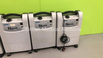 5 x Nidek Medical Nuvo Lite 3 Oxygen Concentrators Mark 5 Model 935 OCSI (All Power Up) - 3