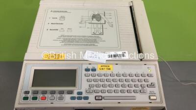 1 x Philips Page Writer Trim II ECG Machine (Powers Up) and 1 x Hewlett Packard Pagewriter 200i ECG Machine on Stand (Draws Power - Blank Screen) - 9