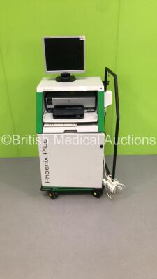 Albyn Medical Phoenix Plus Workstation with Monitor and Keyboard (HDD REMOVED) ***IR284*** - 2