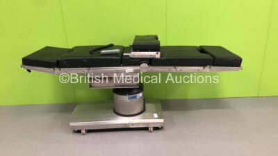 Steris Cmax Surgical Table with Controller and Cushions (Powers Up-Not All Movements Working-Suspected Low Battery) *S/N 15115*