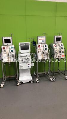 3 x Edwards Lifesciences Aquarius Dialysis Machines Software Version 6 and 1 x B.Braun Dialog + Dialysis Machine (2 x Power Up,2 x No Power)