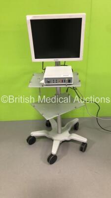 1 x Fujinon Monitor on Stand with Moller-Wield MVS Camera Control Unit Ref 196-594 (No Power) *S/N 801972-BA1*