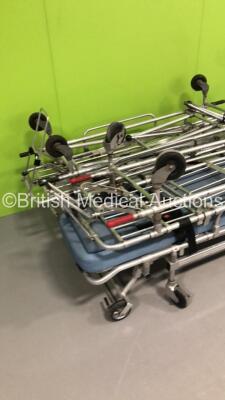 4 x Ferno Ambulance Stretchers with 1 x Mattress - 2