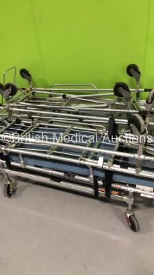 4 x Ferno Ambulance Stretchers with 1 x Mattress - 4