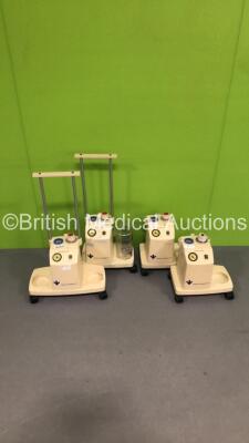 4 x Therapy Equipment Ltd Suction Units with 1 x Suction Cup * Missing 2 x Handles * (All Power Up) - 2