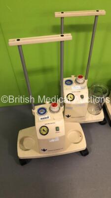 4 x Therapy Equipment Ltd Suction Units with 1 x Suction Cup * Missing 2 x Handles * (All Power Up) - 3