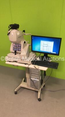 95620007612 Topcon 3D OCT-2000 Optical Coherence Tomography Unit on Topcon ATE-600 Motorized Table with Nikon D7100 Digital Camera,Monitor,Keyboard and CPU (Powers Up with Software Error-See Photos) * SN 673404 * * Mfd 2012 * - 5