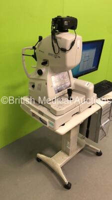 95620007612 Topcon 3D OCT-2000 Optical Coherence Tomography Unit on Topcon ATE-600 Motorized Table with Nikon D7100 Digital Camera,Monitor,Keyboard and CPU (Powers Up with Software Error-See Photos) * SN 673404 * * Mfd 2012 * - 6