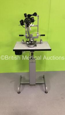 Haag-Streit Bern Ophthalmometer on Hydraulic Stand with Chin Rest
