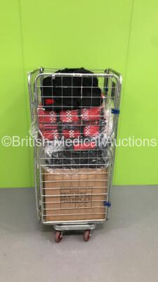 Cage of Ambulance Equipment Including Trauma Bags and Resus Therapy Bags (Cage Not Included) - 2