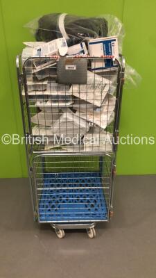 Cage of Consumables Including Medrad Stellant Sterile Disposable Syringe,Covidien Kendall SCD Controller Tubing Assembly and Inflatable Mattress (Cage Not Included)