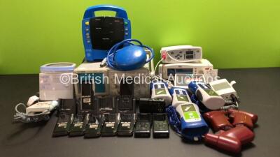 Mixed Lot Including 1 x Fisher & Paykel MR850AEK Respiratory Humidifier, 1 x Huntleigh Audio Dopplex, 3 x Covidien Filac ADA Thermometers, 1 x Covidien Filac EZ Thermometer, 1 x Diathermy Footswitch, 1 x GE Dinamap Procare Auscultatory Vital Signs Monitor