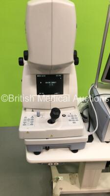 Topcon 3D OCT-1000 Optical Coherence Tomography Mark II System Version 2.02 with Monitor and Keyboard on Topcon ATE-600 Motorized Table (Powers Up) * SN 203274 * * Mfd 2009 * - 2