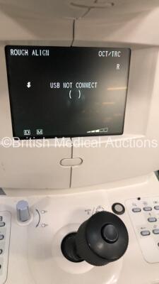Topcon 3D OCT-1000 Optical Coherence Tomography Mark II System Version 2.02 with Monitor and Keyboard on Topcon ATE-600 Motorized Table (Powers Up) * SN 203274 * * Mfd 2009 * - 3