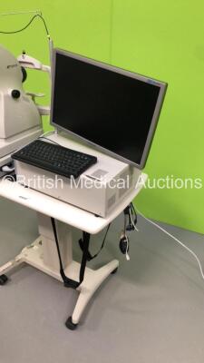 Topcon 3D OCT-1000 Optical Coherence Tomography Mark II System Version 2.02 with Monitor and Keyboard on Topcon ATE-600 Motorized Table (Powers Up) * SN 203274 * * Mfd 2009 * - 7