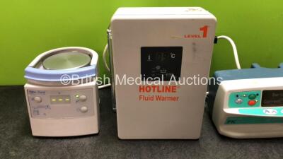 Mixed Lot Including 1 x Fisher & Paykel MR850AEK Respiratory Humidifier Unit (Powers Up) 1 x Carefusion Alaris Plus PK Pump (Powers Up with Alarm-See Photo) 1 x Smiths HL-90 Level 1 Hotline Fluid Warmer (Powers Up) *SN 800505427, 040720009410, S10003277* - 3