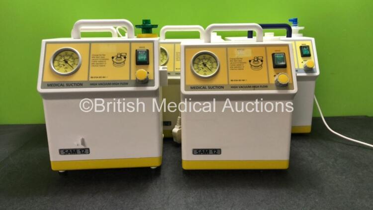 5 x SAM 12 Suction Units (All Power Up) *SN 03060706, 01070173, 03070674, 04081128, 1201110101*