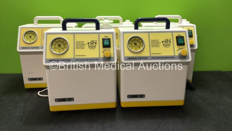 5 x SAM 12 Suction Units (All Power Up) *SN 06150878, 06150877, 02150272, 01070177*