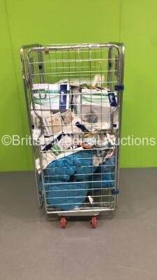 Mixed Cage of Consumables Including Damp Donning Surgical Gloves,Disposable Anaesthetic Masks and Ambulance Uniforms - 2