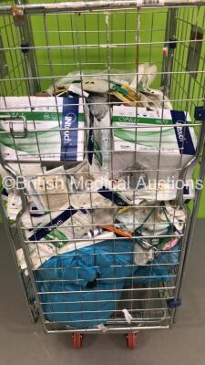 Mixed Cage of Consumables Including Damp Donning Surgical Gloves,Disposable Anaesthetic Masks and Ambulance Uniforms - 3