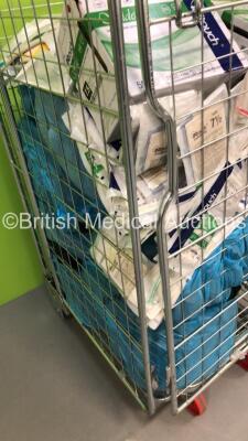 Mixed Cage of Consumables Including Damp Donning Surgical Gloves,Disposable Anaesthetic Masks and Ambulance Uniforms - 4